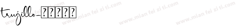 trujillo字体转换