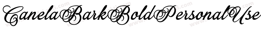 CanelaBarkBoldPersonalUse字体转换
