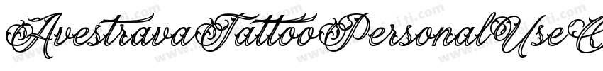 AvestravaTattooPersonalUseOnhy字体转换