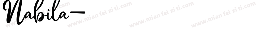 Nabila字体转换