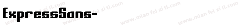 ExpressSans字体转换