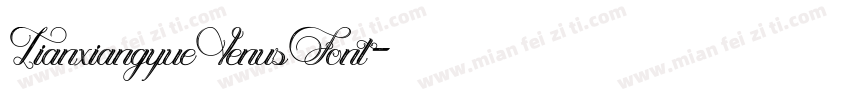 TianxiangyueVenusFont字体转换