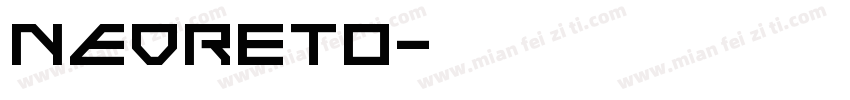 NEOReto字体转换