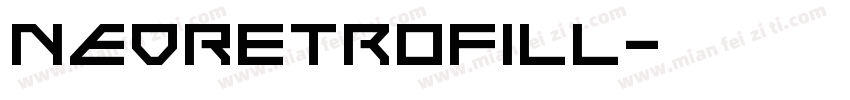 NEORetrofill字体转换