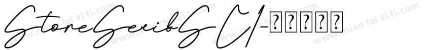 StoneSerifSCI字体转换