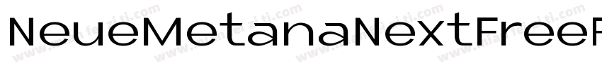 NeueMetanaNextFreePe字体转换