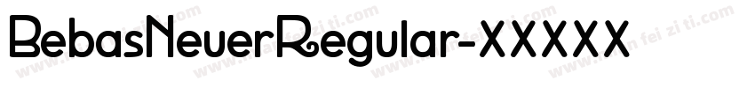 BebasNeuerRegular字体转换