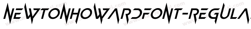 NewtonHowardFont-Regular字体转换