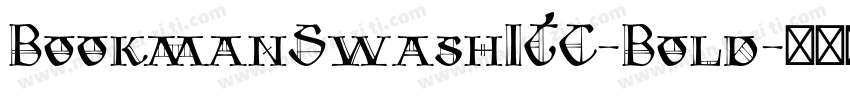 BookmanSwashITC-Bold字体转换