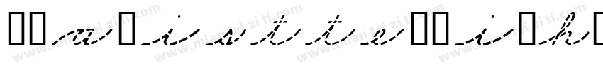 KladisttenRichgaleSample字体转换