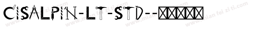 Cisalpin-LT-Std-字体转换