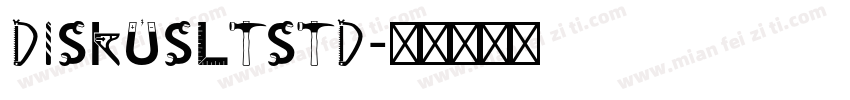 DiskusLTStd字体转换