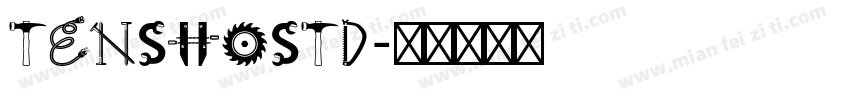 TenshoStd字体转换