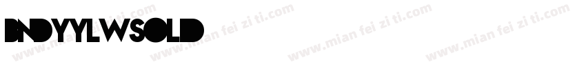 BndyYlwSolid字体转换