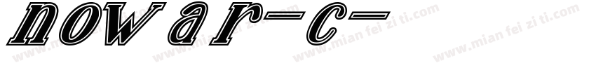 nowar-c字体转换