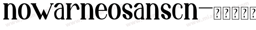 nowarneosanscn字体转换