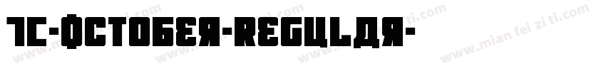 TC-October-Regular字体转换