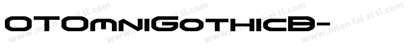 OTOmniGothicB字体转换