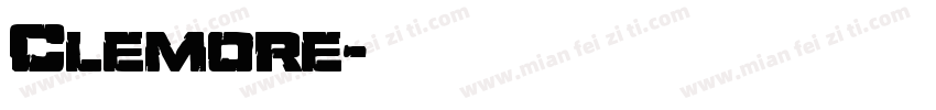 Clemore字体转换