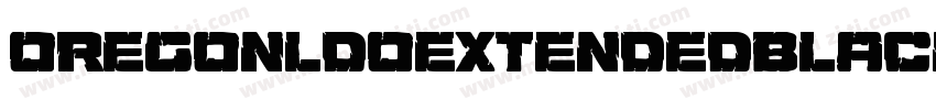oregonldoextendedblack字体转换
