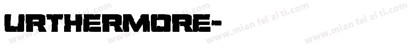 urthermore字体转换