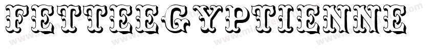 FetteEgyptienne字体转换