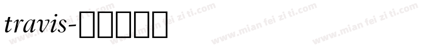 travis字体转换