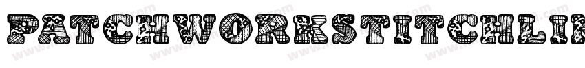 patchworkStitchlings字体转换