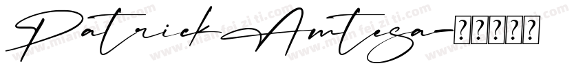 PatrickAmtesa字体转换
