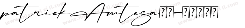 patrickAmtesa字体字体转换