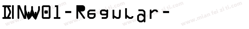 DINW01-Regular字体转换