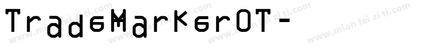 TradeMarkerOT字体转换