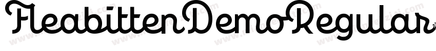 FleabittenDemoRegular-Yzzwj字体转换