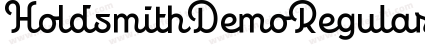 HoldsmithDemoRegular字体转换