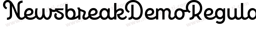 NewsbreakDemoRegular字体转换
