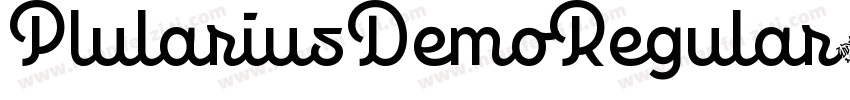 PlulariusDemoRegular字体转换