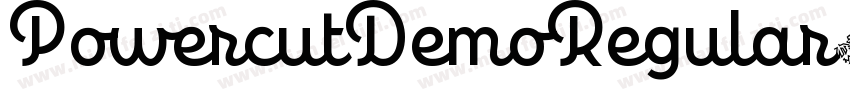 PowercutDemoRegular字体转换