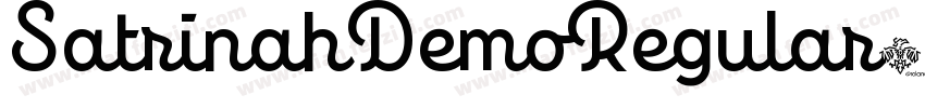 SatrinahDemoRegular字体转换