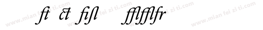 DTLElzevirSTBook字体转换