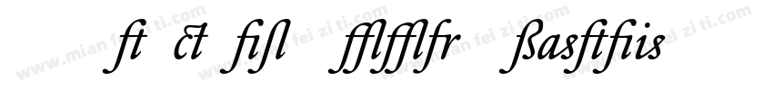 DTLElzevirTBook-Italic字体转换