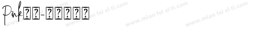 Pink字体字体转换