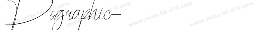 Pographic字体转换