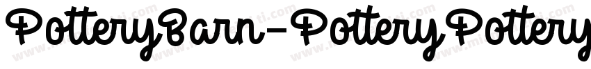 PotteryBarn字体转换