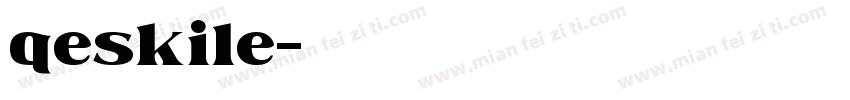 qeskile字体转换