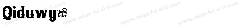 Qiduwy字体转换