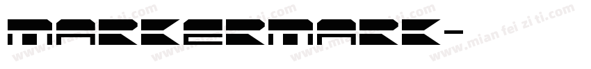 MarkerMark字体转换