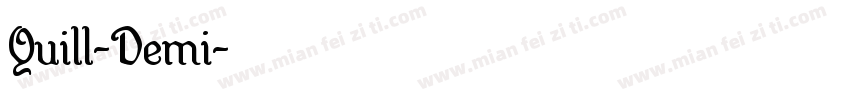 Quill-Demi字体转换