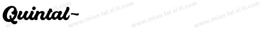 Quintal字体转换