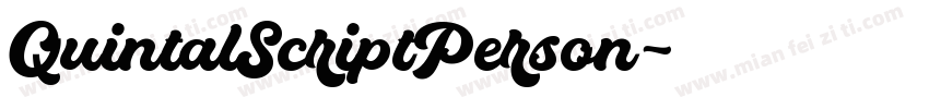 QuintalScriptPerson字体转换