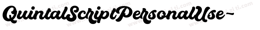 QuintalScriptPersonalUse字体转换